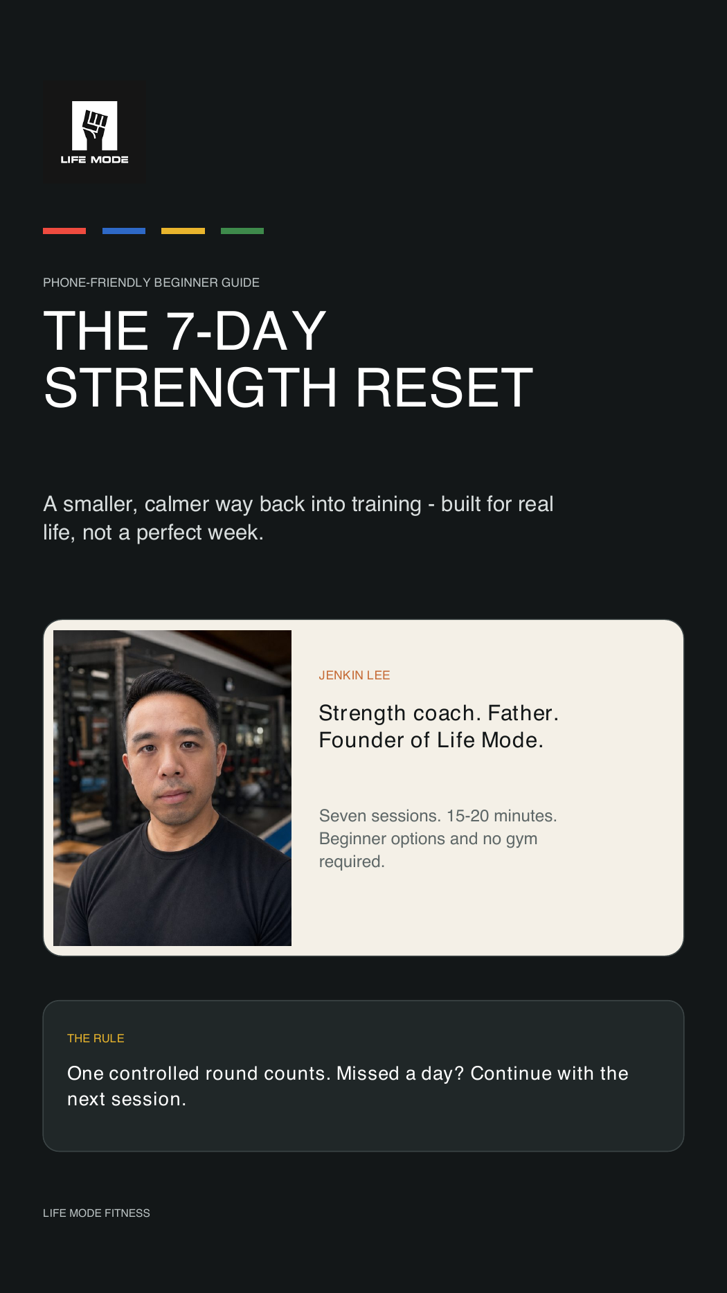 Life Mode 7-Day Strength Reset digital guide cover